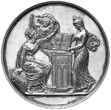 Silbermedaille auf die 300-Jahrfeier der Reformation in Bern