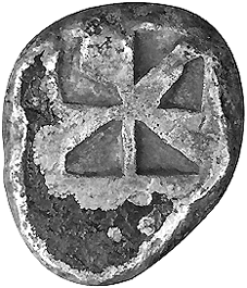 Stater von Aigina, geschlagen umm 500 v. Chr.