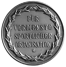 Silbermedaille des ADAC für Verdienste sportlicher Organisation