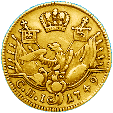 1/2 Friedrich d'or 1740, Friedrich II. d. Große (1740-1786)