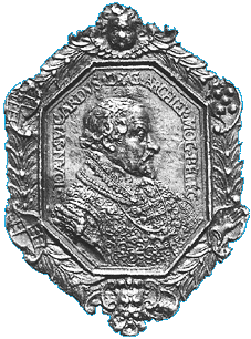 Vorderseite Gnadenpfennig des Bischofs Johann Sweickhardt v. Kronenberg