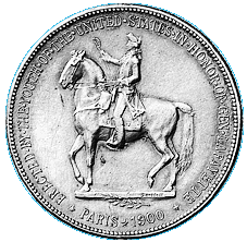 Buesten von George Washington und Marie Joseph Marquis de Lafayette