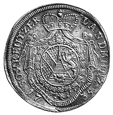 Baden-Durlach, Landmuenze zu 30 Kreuzer 1735