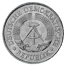 1-Markstücke der Deutschen Demokratischen Republik