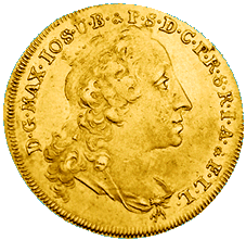 Vorderseite des Max d'or von 1751