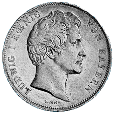 Geschichtsdoppeltaler 1837 auf den Sueddeutschen Muenzverein