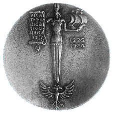 Medaille 1926 von Schwegerleauf die 700-Jahrfeier derReichsfreiheit Luebecks