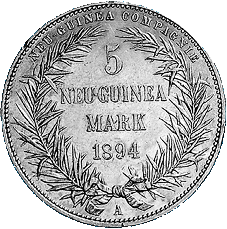 5 Neuguinea-Mark 1894