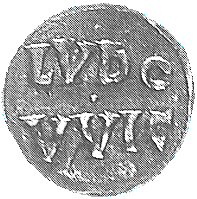 Ludwig der Fromme (814-840), Obol, Prägestätte Melle