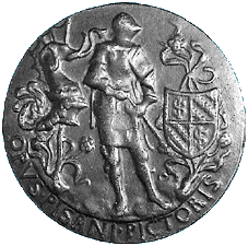 Medaille um 1445 auf Sigismondo Pandolfo Malatesta (1417-1468), Herr von Rimini und Fano