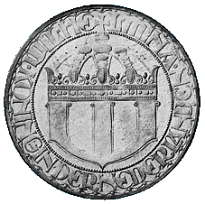 Niederlande Probe-Praegung um 1920 zu 2 1/2 Gulden