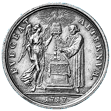 Medaillen 1717 auf die Zweihundertjahrfeier der Reformation