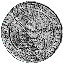 Sachsen, 10 Dukaten 1630 auf das Reformationsjubiläum