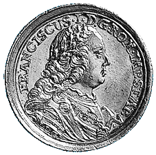 Die Reichsinsignien auf Medaillen zur Krönung Franz I.