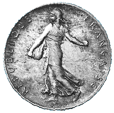 2 Francs 1928, Type semeuse