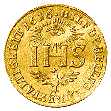 Die Rückseite des Sophiendukats