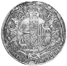 Bistum Trier, Taler 1715 auf den Tod von Karl, Herzog vonLothringen (1711-1715)