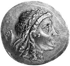 Myrina (Aiolis), Tetradrachme um 150 v. Chr.