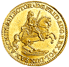 Sachsen, Dukat 1741 auf das Vikariat von Friedrich August II.(1733-1766)