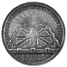 Medaille 1717 von Wermuth zur Zweihundertjahrfeier der Reformation