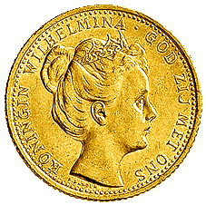 10 Gulden 1898 der Königin Wilhelmina (1890-1948)