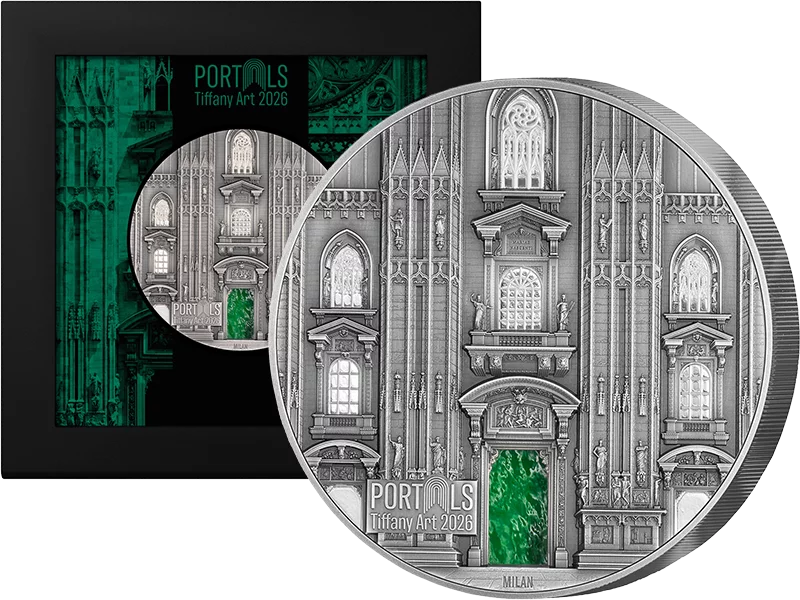 20 Dollars Cook-Inseln Tiffany Art Portals - Milan and Prague 2026