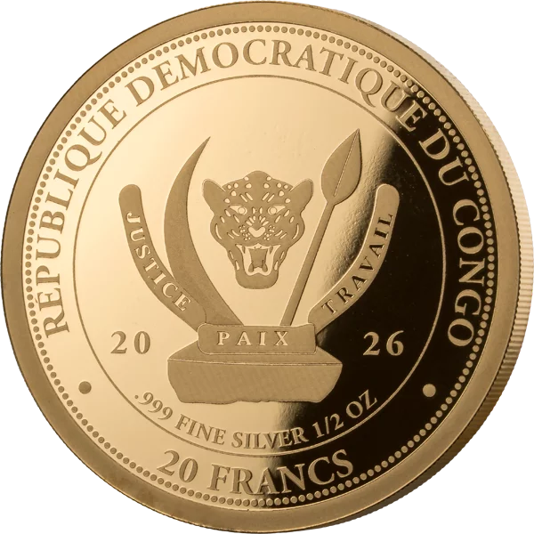 20 Francs Kongo Mythic Protectors - Jaguar 2026