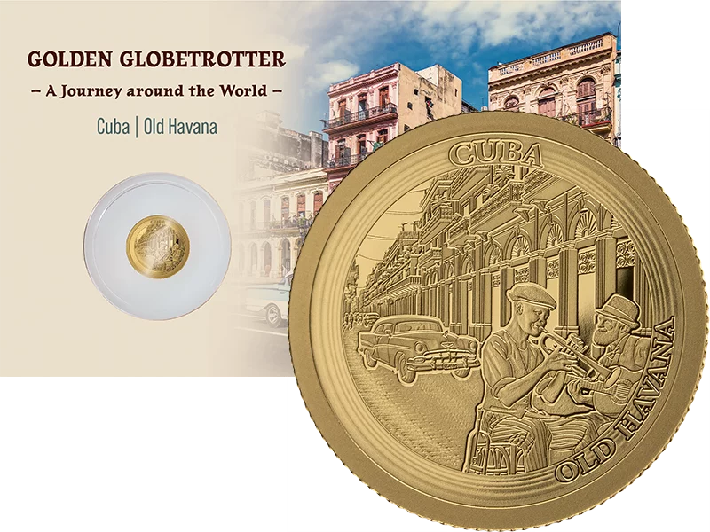 1.000 Francs Gabun Golden Globetrotter - Havanna Kuba 2026