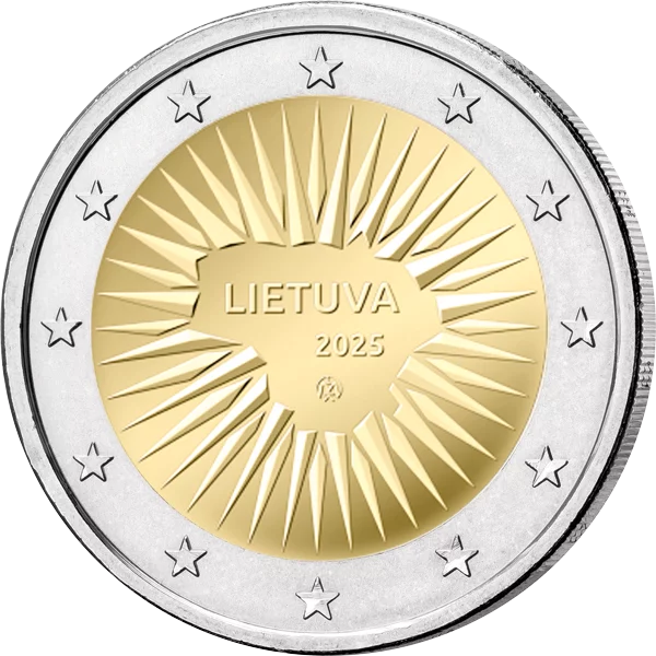 2 Euro Litauen Für die Verteidigung 2025