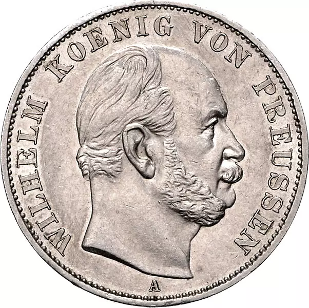 Siegestaler Preußen König Wilhelm I. 1871