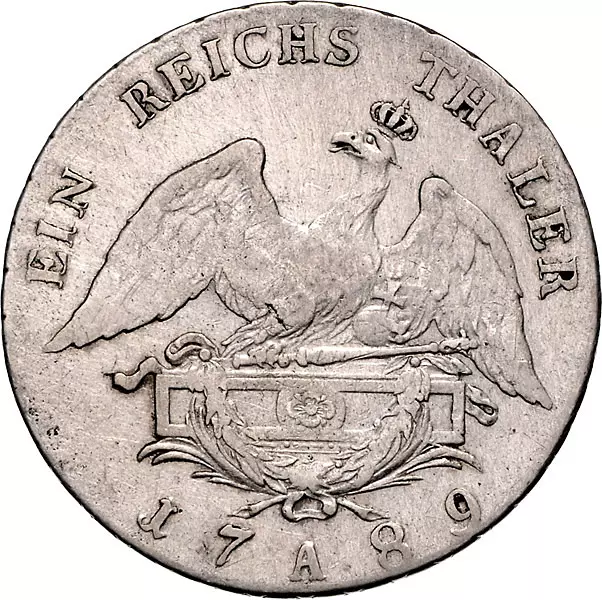 1 Reichstaler Preußen König Friedrich Wilhelm II. 1786-1791