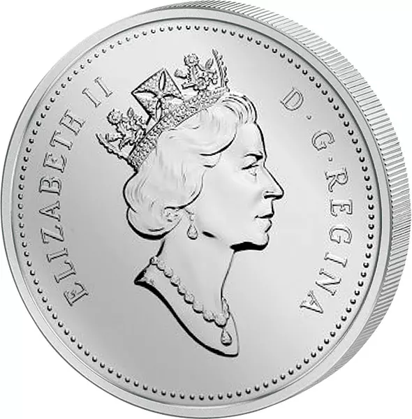 1 Dollar Kanada 225. Jahrestag der Reise von Juan Perez 1999 1 Dollar Kanada 225. Jahrestag der Reise von Juan Perez 1999