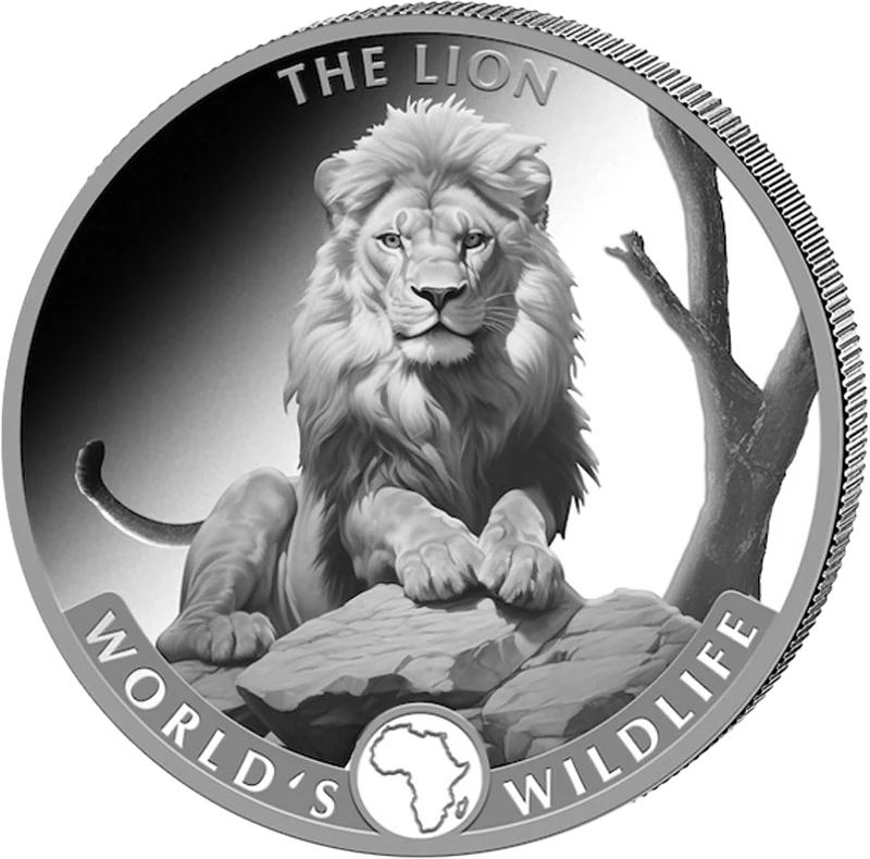 1 Unze Silber Kongo World's Wildlife - The Lion 2025