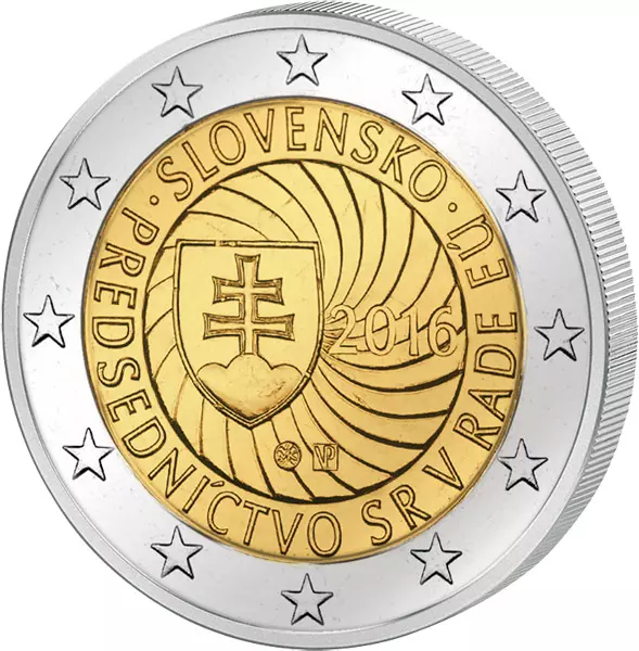 2 Euro Slowakei  EU-Ratspräsidentschaft 2016