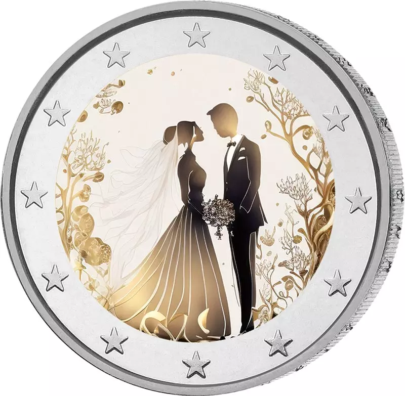 2-Euro-Künstlerausgabe Hochzeit in der Coincard