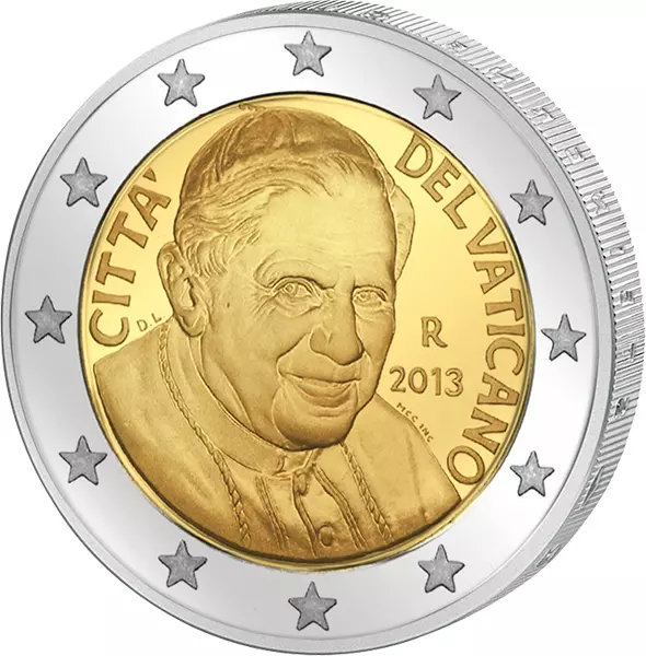 Euro-Kursmünzensatz Vatikan 2013 Ersttags-Edition