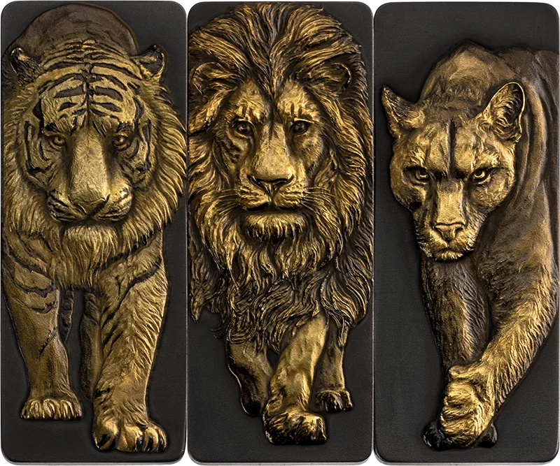 Silberbarren-Set Golden Shadows - Wildcats