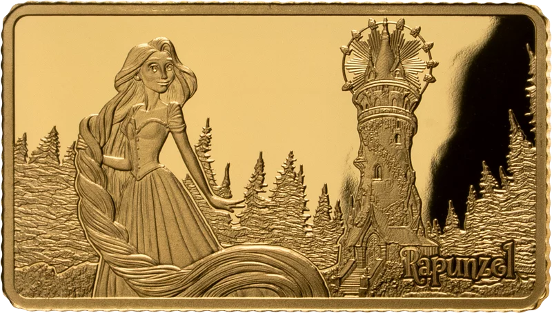 Goldbarren Goldener Märchenzauber - Rapunzel 2025