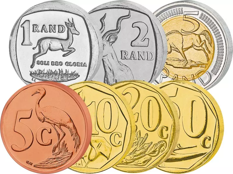 5 Cents - 5 Rand Kursmünzensatz Südafrika 2005-2016 5 Cents - 5 Rand Kursmünzensatz Südafrika 2005-2016