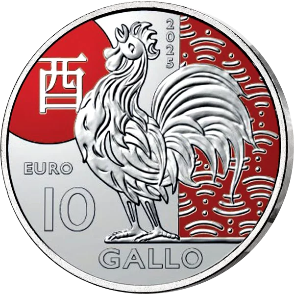 10 Euro San Marino Hahn 2025