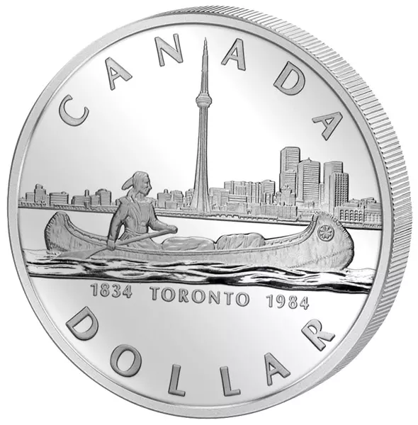 1 Dollar Kanada 150 Jahre Toronto 1984