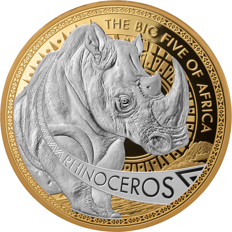 5 x 25 Francs Burundi The Big Five of Africa 2025