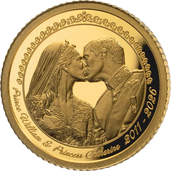 50 Tala Samoa First Strike Edition 15. Hochzeitstag Prinz William & Prinzessin Catherine 2026