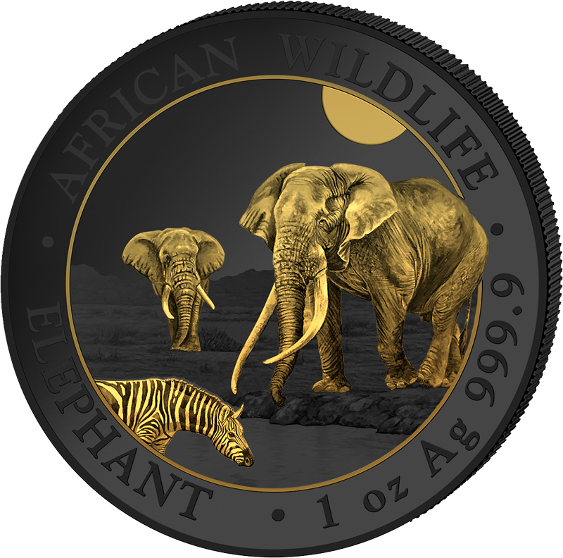 100 Schillings Somalia African Wildlife Elefant 2026 Golden Enigma Edition