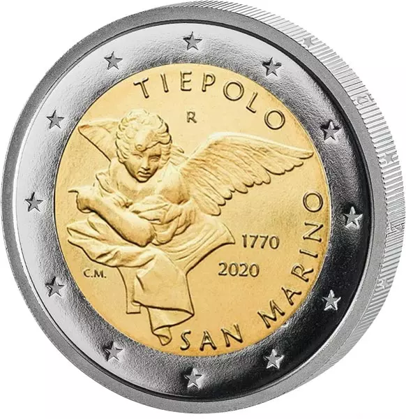 2 Euro San Marino 250. Todestag von Giovanni Battista Tiepolo 2020
