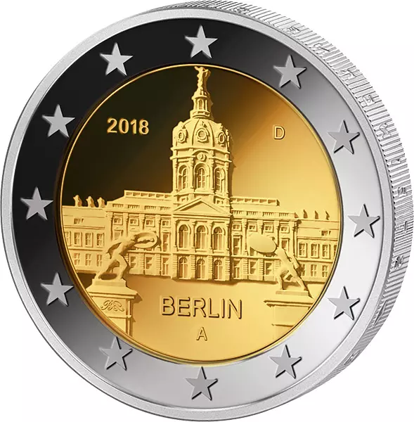 2 Euro BRD Berlin Schloss Charlottenburg 2018