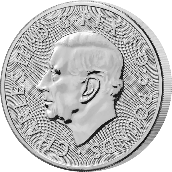 2 Unzen Silber Großbritannien Tudor Beasts - Lion 2026