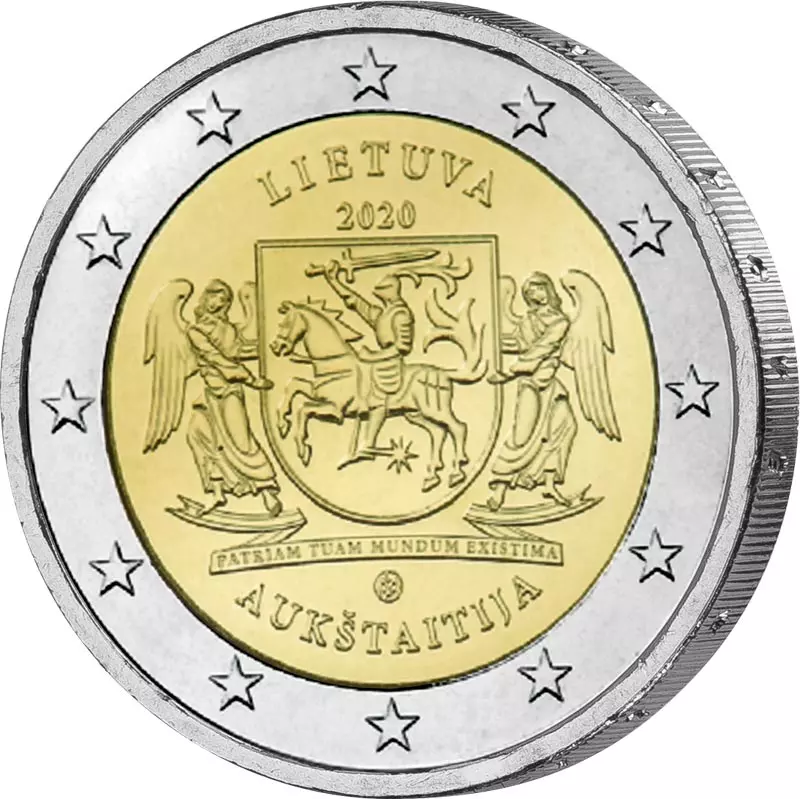 2 Euro Litauen Litauische Ethnographische Regionen Aukstaitija 2020 2 Euro Litauen Litauische Ethnographische Regionen Aukstaitija 2020