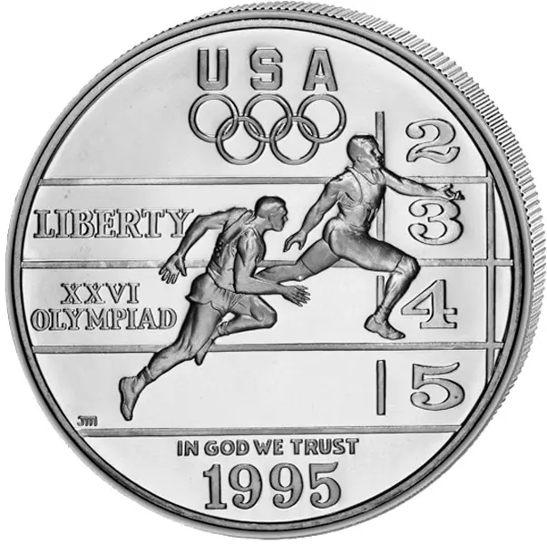 1 Dollar USA Olympiade Atlanta Leichtathletik 1995