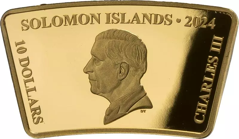 10 Dollars Salomonen Lunar Year Gold Edition - Tiger 2024